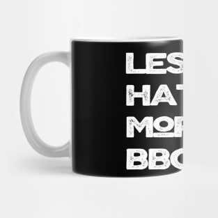 Less Hate More BBQ Mug